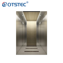 Тип пассажирский лифт из нержавеющей стали с машинным отделением 6 человек или вытравленный зеркалом пассажирский лифт