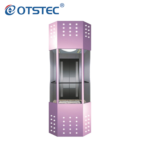 Панорамный обзорный стеклянный лифт по низкой цене Панорамный лифт